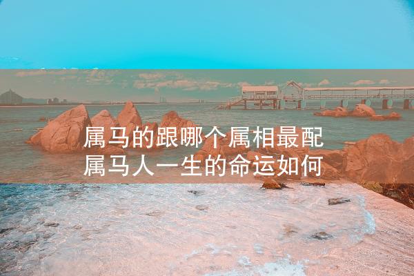  属马的跟哪个属相最配 属马人一生的命运如何