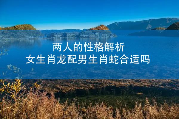 两人的性格解析 女生肖龙配男生肖蛇合适吗