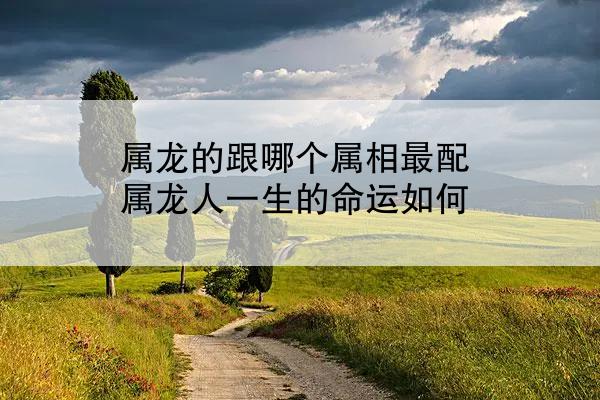 属龙的跟哪个属相最配 属龙人一生的命运如何