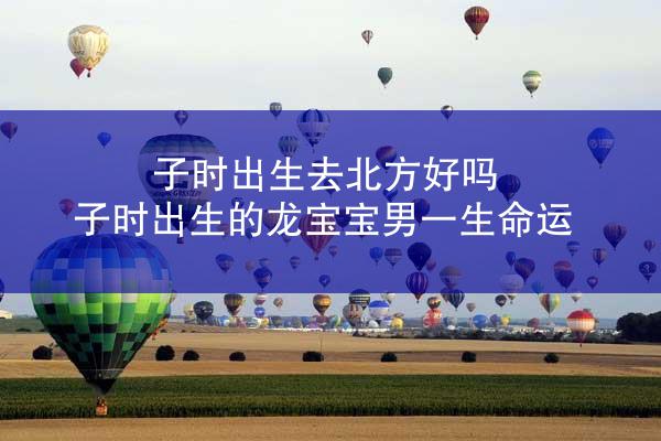 子时出生去北方好吗 子时出生的龙宝宝男一生命运