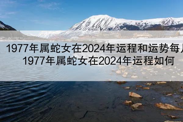 1977年属蛇女在2024年运程和运势每月 1977年属蛇女在2024年运程如何