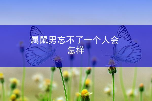 属鼠男忘不了一个人会怎样