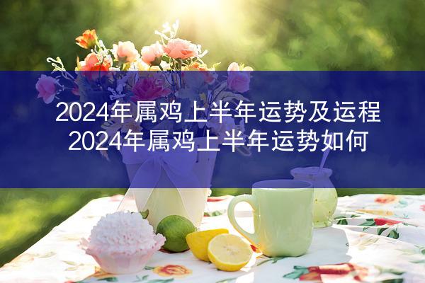 2024年属鸡上半年运势及运程 2024年属鸡上半年运势如何