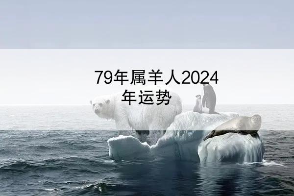 79年属羊人2024年运势