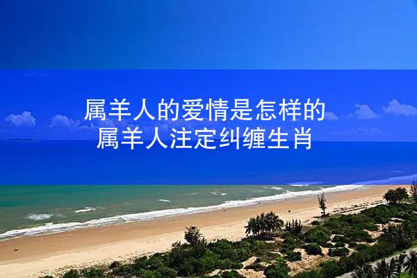 属羊人的爱情是怎样的 属羊人注定纠缠生肖