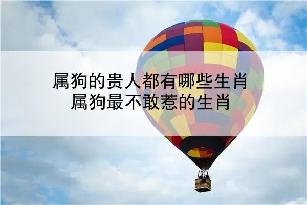 属狗的贵人都有哪些生肖 属狗最不敢惹的生肖