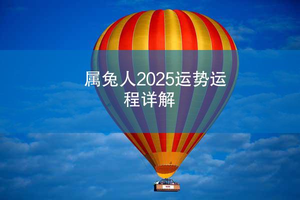 属兔人2025运势运程详解